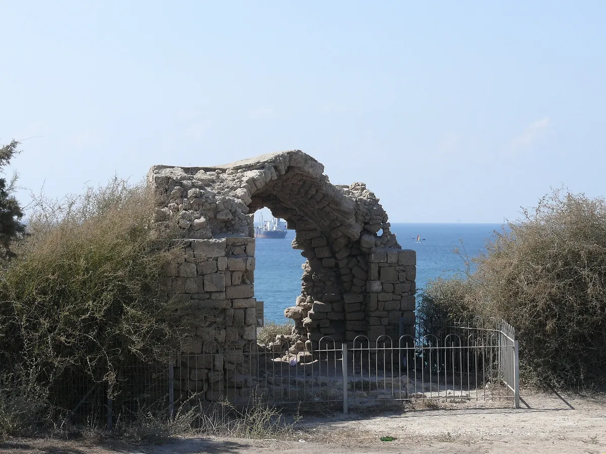 Ancient remains in Ashkelon National Park