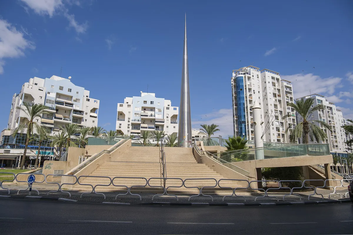 Ilan Ramon Square in the City quarter, Ashdod