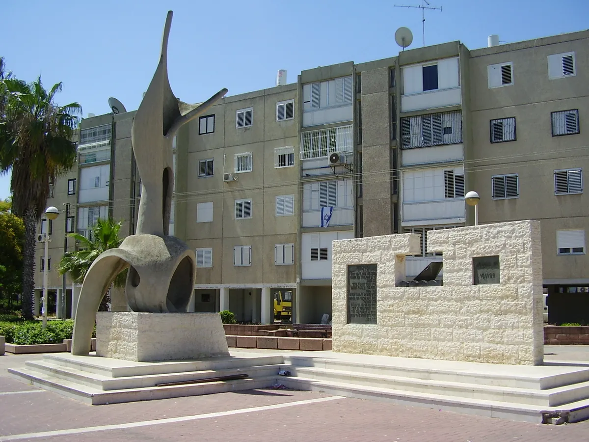 Memorial to the immigrant ship Egoz in Ashdod