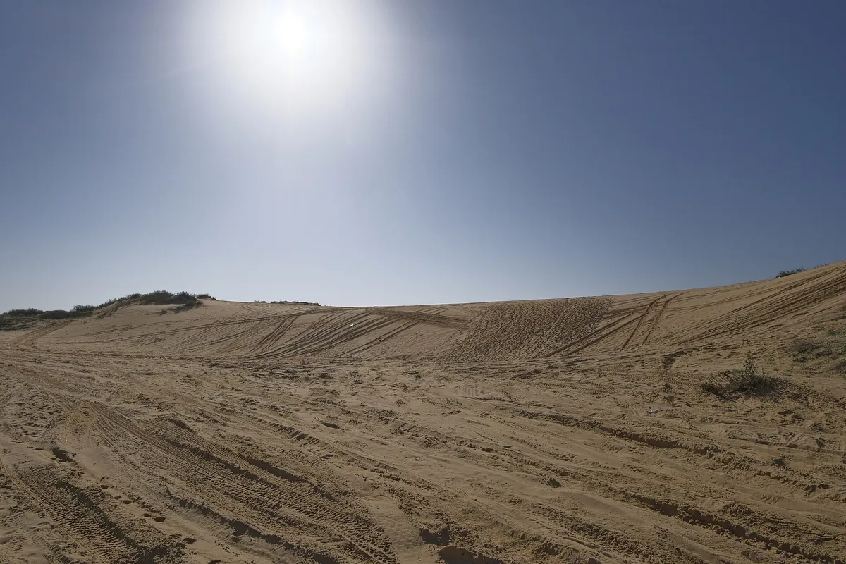 The Great Dune on the south-eastern edge of Ashdod, December 2023