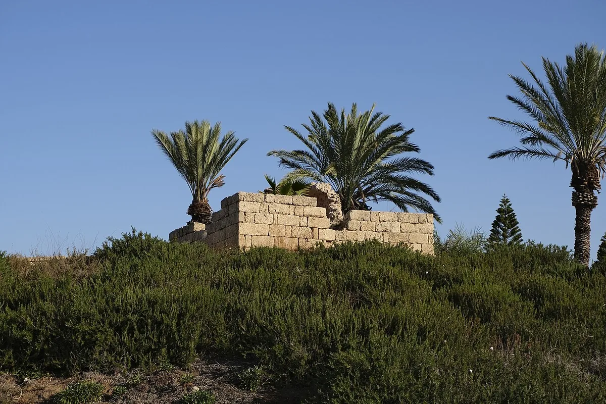 The Ashdod-Yam signal tower (HaMitzadit) in Rova Tet-Vav, December 2023